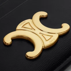 CARD HOLDER TRIOMPHE in Shiny calfskin