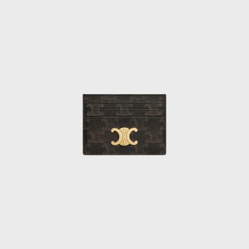 CARD HOLDER TRIOMPHE in Triomphe Canvas