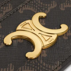 CARD HOLDER TRIOMPHE in Triomphe Canvas
