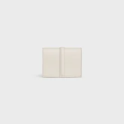 16 CARD HOLDER WITH FLAP in SHINY CALFSKIN