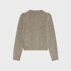 cardigan in argyle alpaca wool