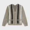 cardigan in brushed mohair