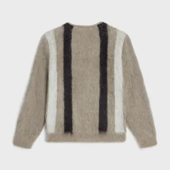 cardigan in brushed mohair