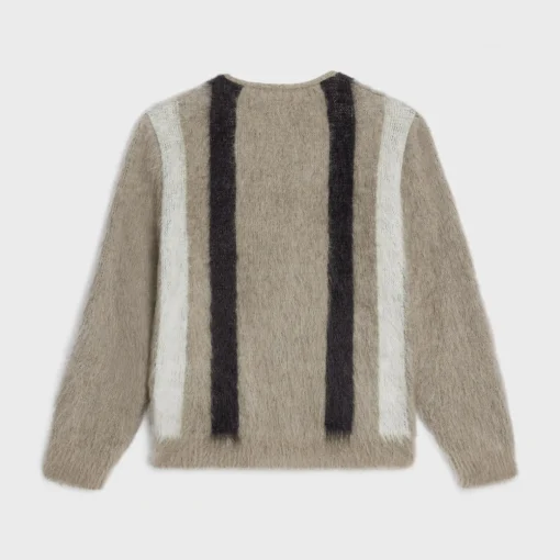 cardigan in brushed mohair