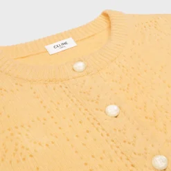 cardigan in Shetland pointelle