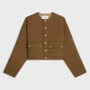 cardigan in wool cloth