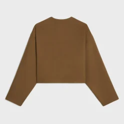 cardigan in wool cloth