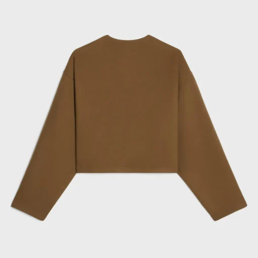 cardigan in wool cloth