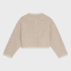 CARDIGAN JACKET IN ALPACA WOOL