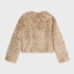 cardigan jacket in bouclé mohair