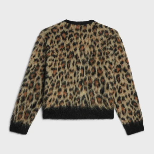 cardigan jacket in brushed mohair