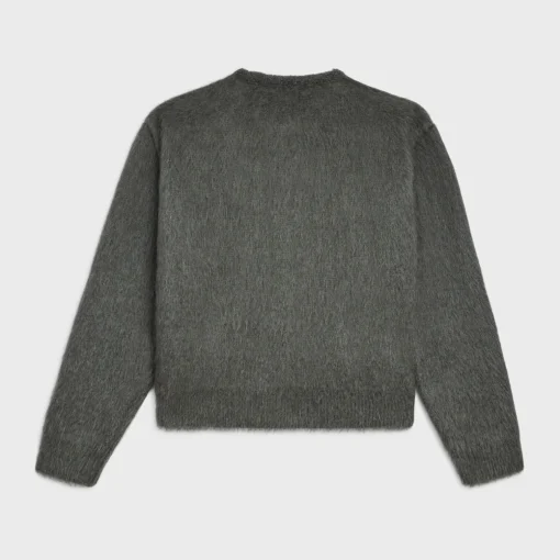 cardigan jacket in brushed mohair