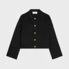 cardigan jacket in double faced cashmere