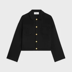 cardigan jacket in double faced cashmere