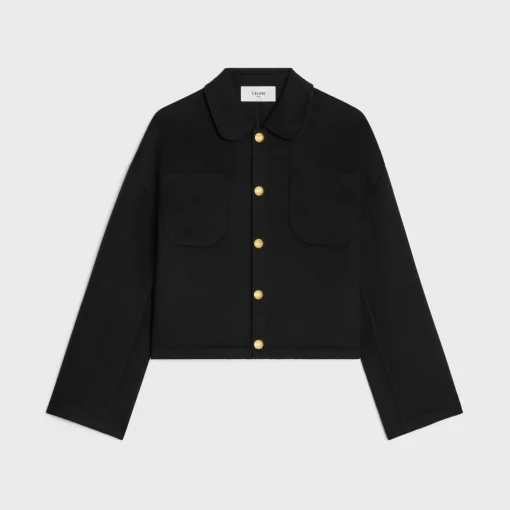 cardigan jacket in double faced cashmere