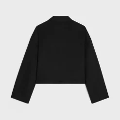 cardigan jacket in double faced cashmere
