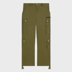 cargo pants in cotton linen