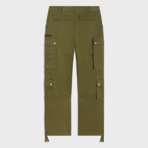 cargo pants in cotton linen
