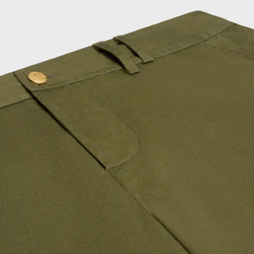 cargo pants in cotton linen