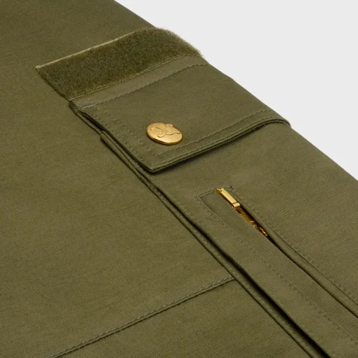 cargo pants in cotton linen