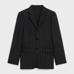 carnaby jacket in striped virgin wool