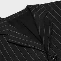 carnaby jacket in striped virgin wool
