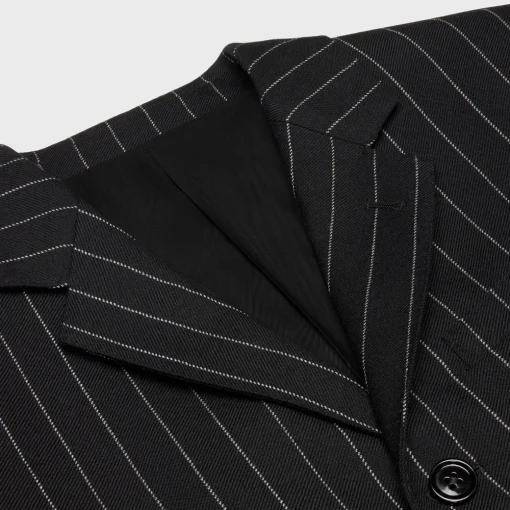 carnaby jacket in striped virgin wool