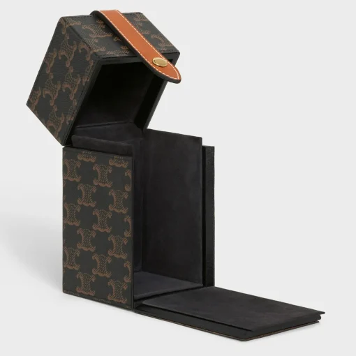 Case 1 Perfume 200ML in Triomphe Canvas and Natural Calfskin