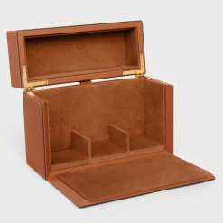 Case 3 Perfumes 200ML in Natural Calfskin