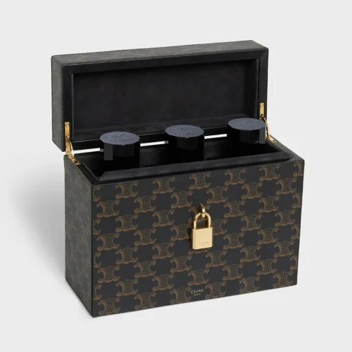 Case 3 Perfumes 200ML in Triomphe Canvas and Natural Calfskin
