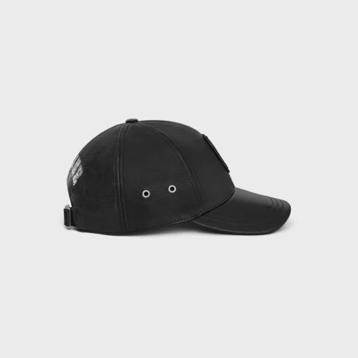 casquette baseball college agneau grainé