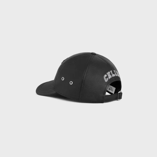 casquette baseball college agneau grainé