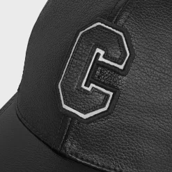 casquette baseball college agneau grainé