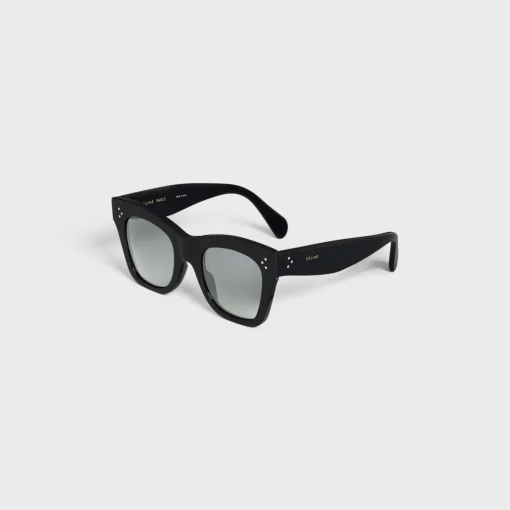 Cat Eye S004 Sunglasses in Acetate with Polarized Lenses