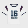 celine 16 boxy t-shirt in cotton jersey
