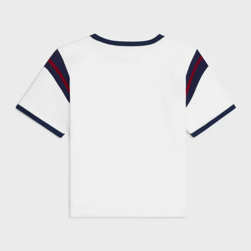 celine 16 boxy t-shirt in cotton jersey