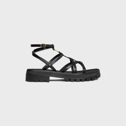 CELINE - CLEA TRIOMPHE STRAPPY SANDAL in CALFSKIN - VEGETAL TANNING