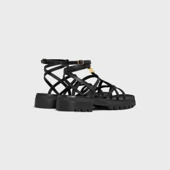 CELINE - CLEA TRIOMPHE STRAPPY SANDAL in CALFSKIN - VEGETAL TANNING