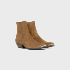 CELINE - CRUISER BOOTS CHELSEA BOOT in Suede Calfskin