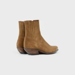 CELINE - CRUISER BOOTS CHELSEA BOOT in Suede Calfskin