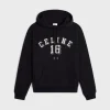 celine 16 loose hoodie in COTTON FLEECE