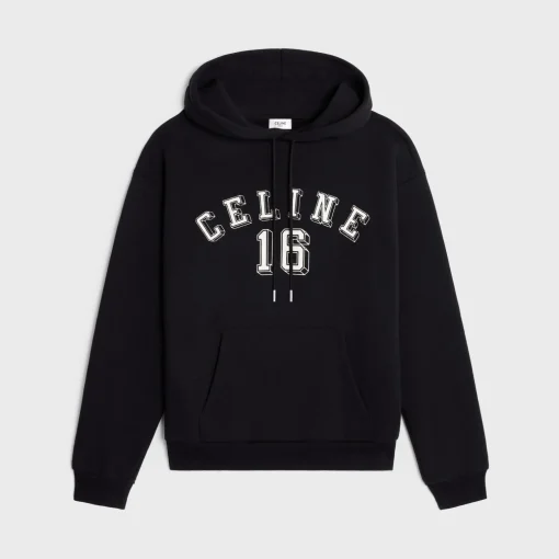 celine 16 loose hoodie in COTTON FLEECE