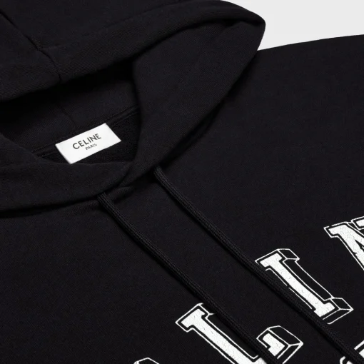 celine 16 loose hoodie in COTTON FLEECE