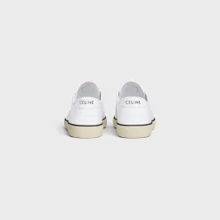 CELINE ALAN AS-01 LOW LACE-UP SNEAKER in CALFSKIN