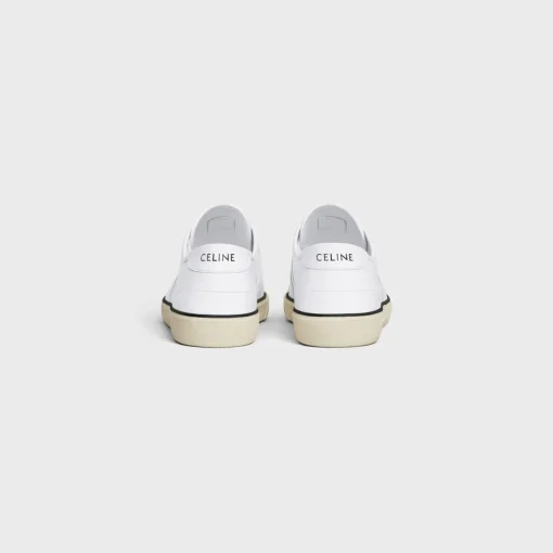CELINE ALAN AS-01 LOW LACE-UP SNEAKER in CALFSKIN