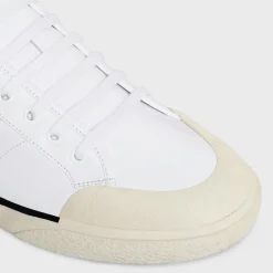 CELINE ALAN AS-01 LOW LACE-UP SNEAKER in CALFSKIN