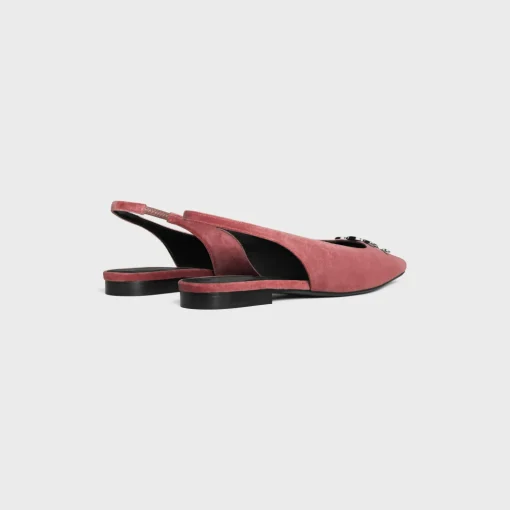 CELINE ALMA TRIOMPHE FLAT SLINGBACK in VELVET