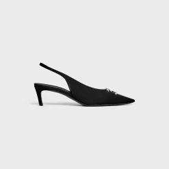 CELINE ALMA TRIOMPHE SLINGBACK in GROS-GRAIN
