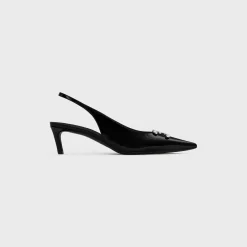 CELINE ALMA TRIOMPHE SLINGBACK in GLOSSY CALFSKIN