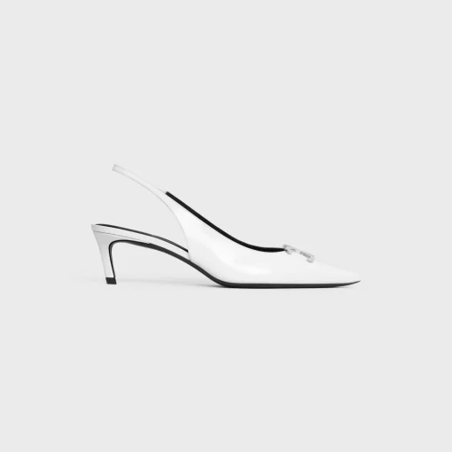 CELINE ALMA TRIOMPHE SLINGBACK in GLOSSY CALFSKIN